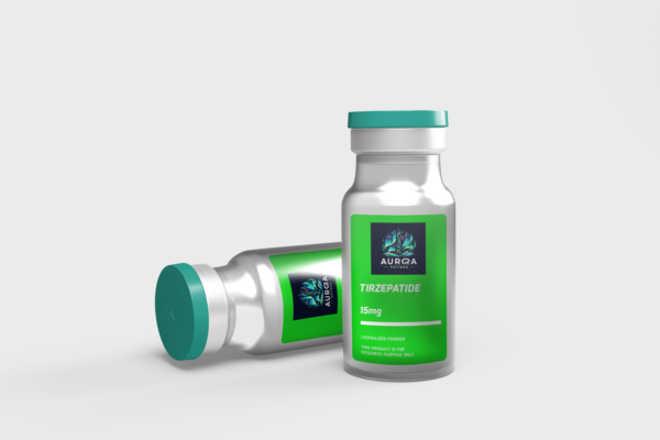 Tirzepatide research peptide in sterile packaging, intended for laboratory and scientific research purposes only.